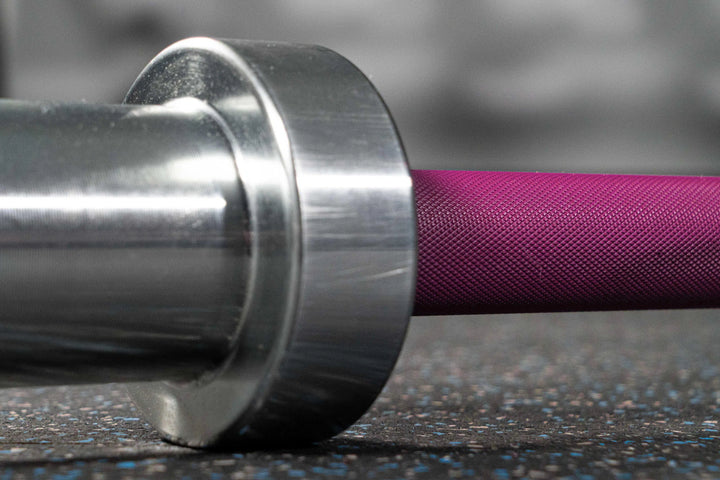 troy Olympic women's barbell pink shaft view
