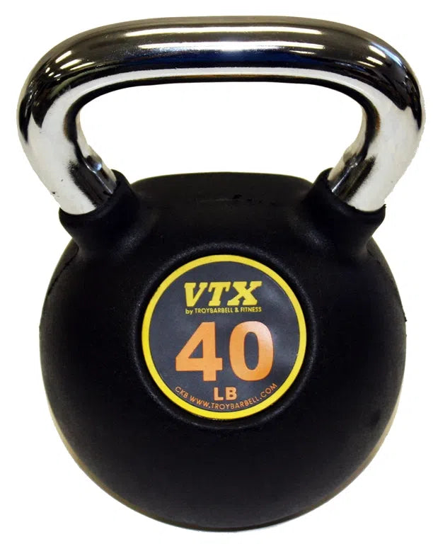 A 40 lb Troy VTX Kettlebell CLUBPAC-CKB9 