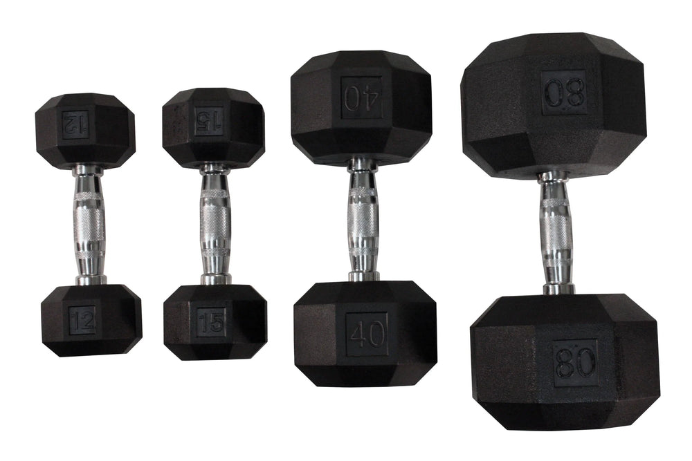 Troy Barbell VTX Dumbbells VERTPAC-SDR50 in 12, 15, 40, and 80 lbs