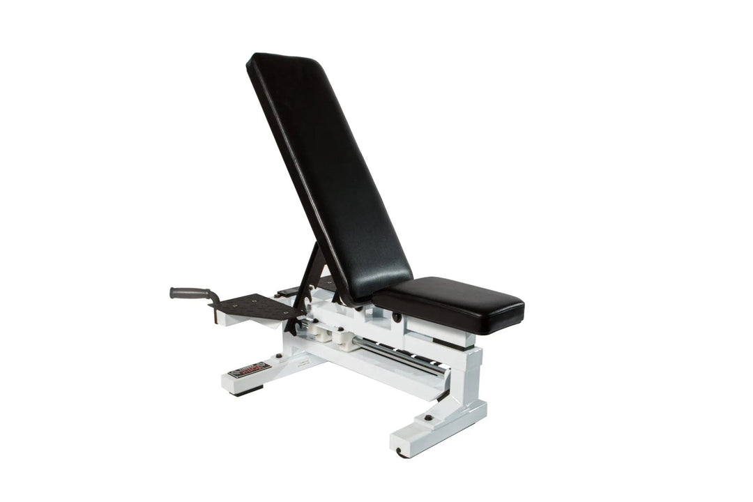 York Barbell York STS Multi-Function Bench 54004-55004 Muscle and Strength Training Solution Healthy and Safe Workout White and Silver