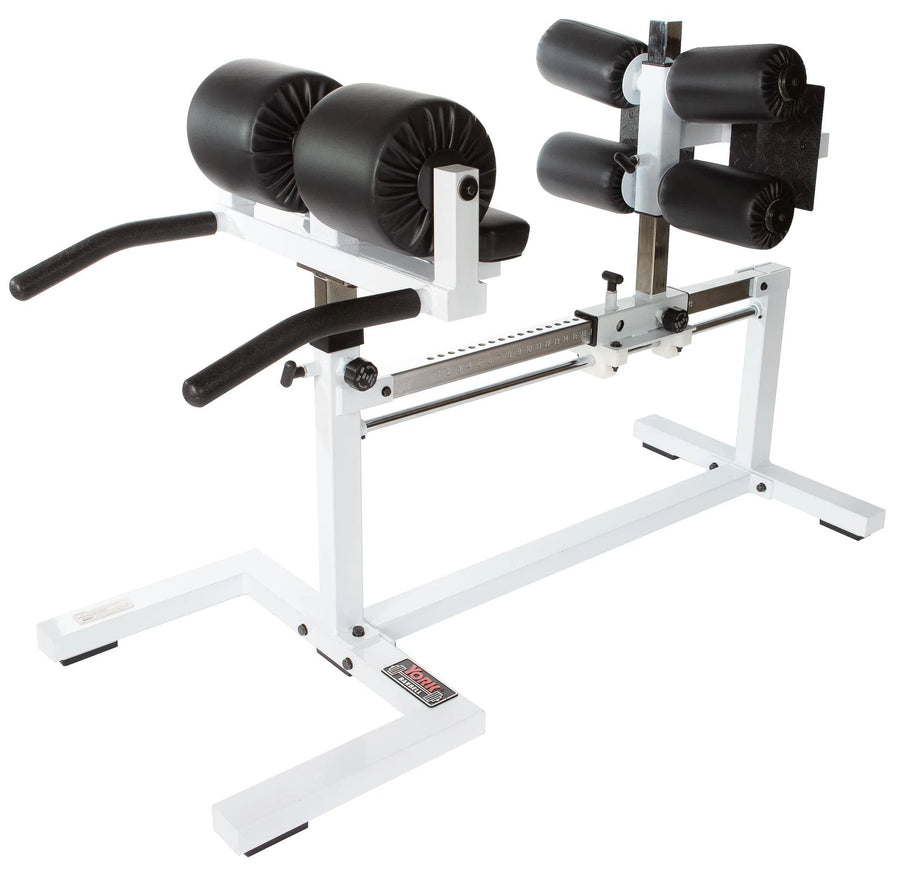 York STS Glute Ham Developer Machine 54053-55053 Muscle and Strength Training Solution Healthy and Safe Workout White