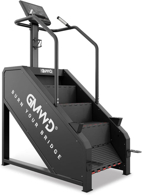 GMWD Stair Stepper Machine, Commercial Grade Stair Climber with Bluetooth, Stair Machine for Cardio, 15 Resistance Levels, 24-164 Steps/Min, Exercise Machine with LED Display for Home
