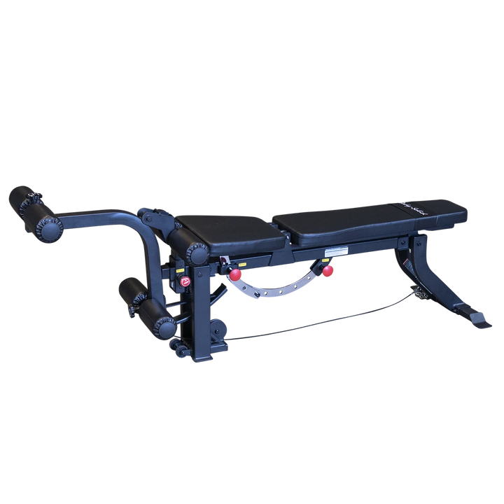 Body-Solid GLEG adjustable bench with cabled leg developer, full product view