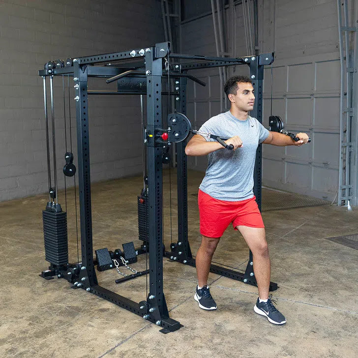 man cable chest press workout