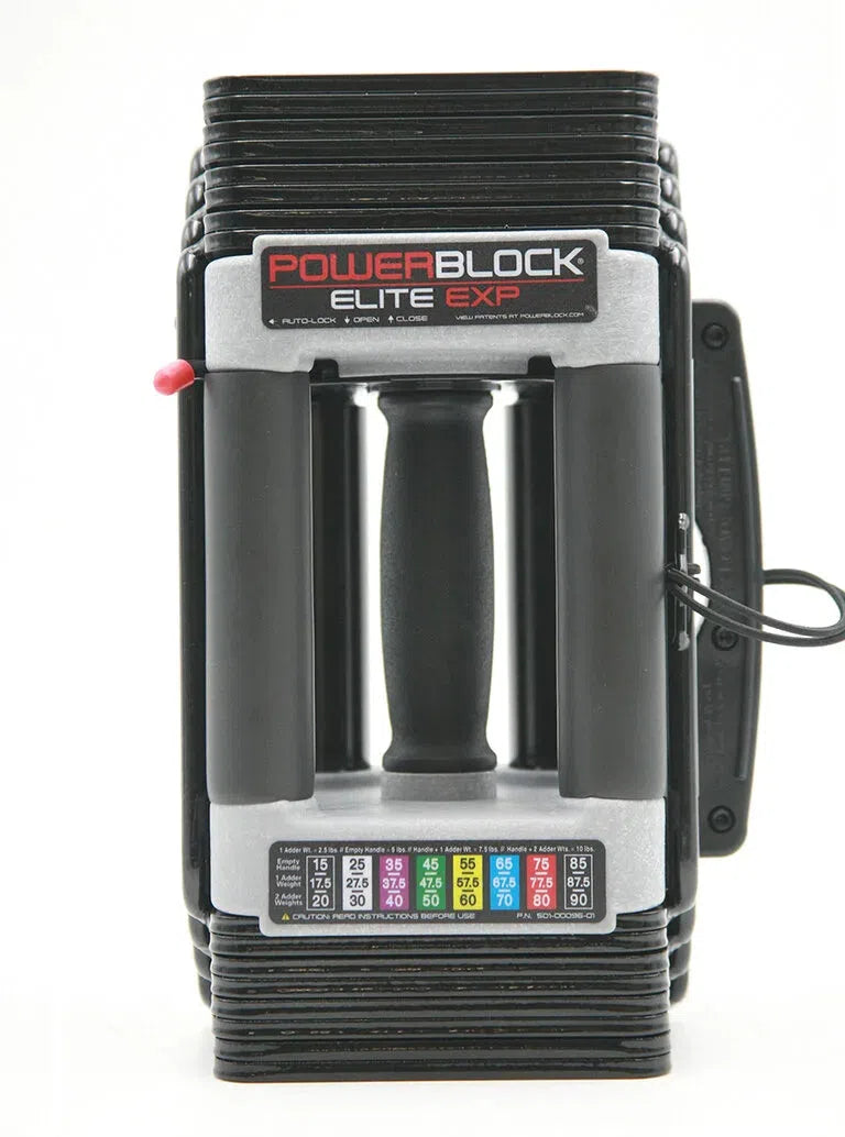 powerblock 50 lb adjustable dumbbell elite EXP90