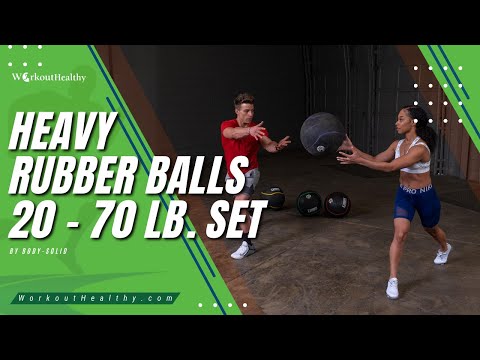 Body-Solid Super Heavy Medicine Balls 20-70 lb. Set