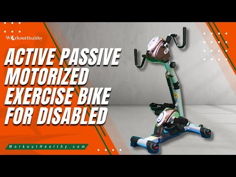 eTrainer Active Passive Motorized Exercise Bike for Disabled