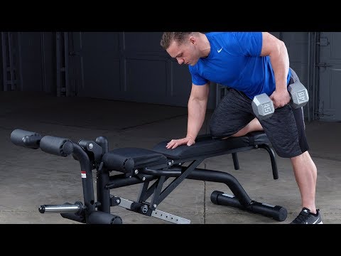 Body-Solid Adjustable Weight Bench with Leg Extension & Leg Curl FID46 demo video