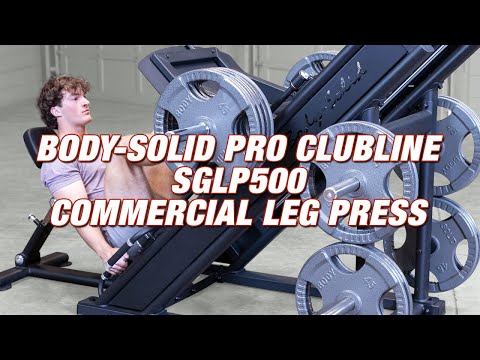 Body-Solid walkthrough video of the Pro Clubline SGLP500 commercial leg press