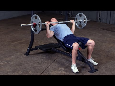 Body-Solid Commercial Olympic Incline Bench SOIB250 demo video