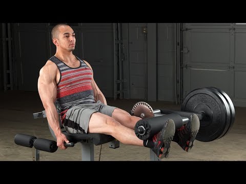 Body-Solid Leg Extension and Curl Machine GCEC340 demo video