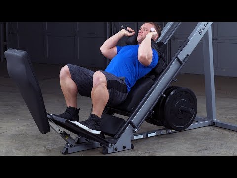 Body-Solid Leg Press Hack Squat Machine GLPH1100 demo video