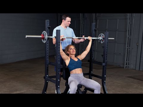 Body-Solid Commercial Olympic Shoulder Press Bench SOSB250  demo video