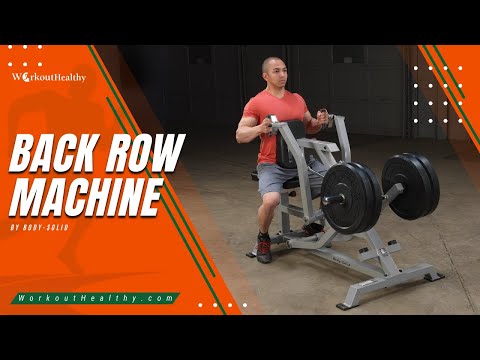 Body solid best sale back row machine