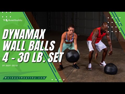 Body-Solid Dynamax Wall Balls 4-30 lb. Set