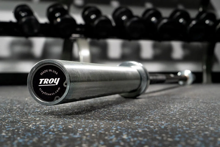 Troy Crossfit Barbell 1500C black option close up look