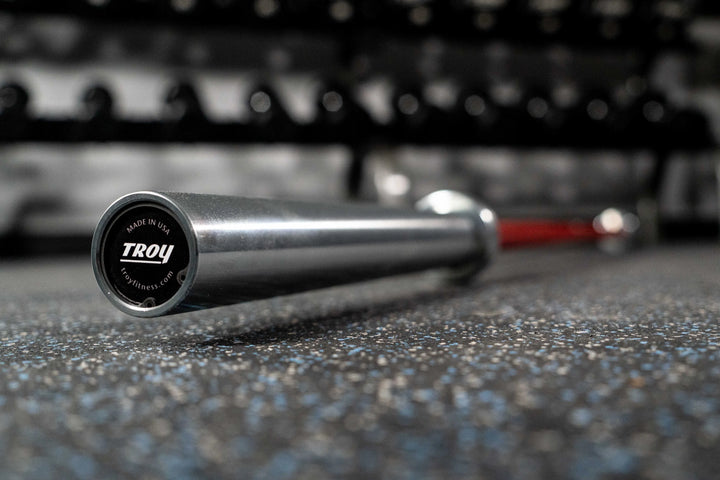 Troy Crossfit Barbell 1500C Muscle and Strength Training Equipment Solution Healthy and Safe Workout Red and Black
