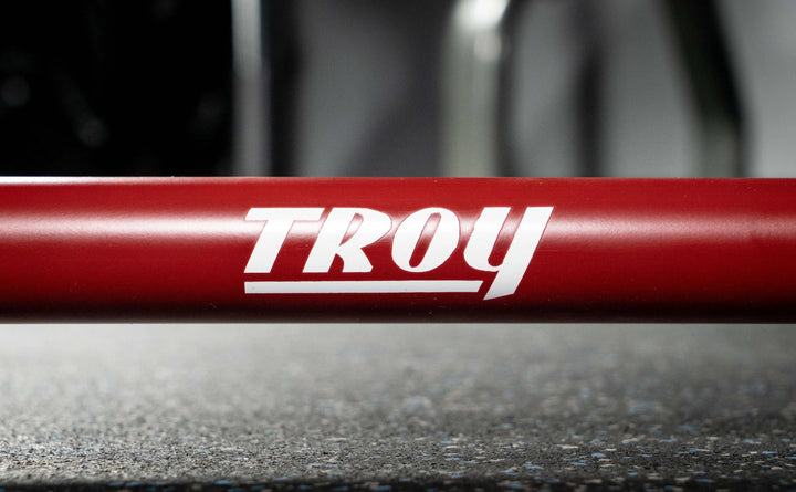 Troy Crossfit Barbell 1500C in red option